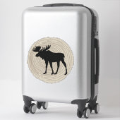 Eland Dier Natuur Rustiek Sticker (Koffer)