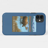 Eland DrinkendColorado Case-Mate iPhone Case (Achterkant (horizontaal))