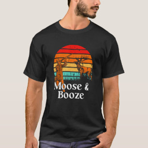 Eland en drank herten jagen eland jager drinken B T-shirt
