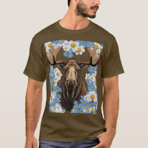 Eland en vergeet-mij-nietjes uit Alaska