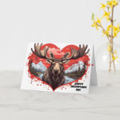 Eland hartvormige achtergrond  kaart (Gele Bloem)