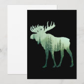 Eland Herten En Bos Natuur Kaart (Voorkant / Achterkant)