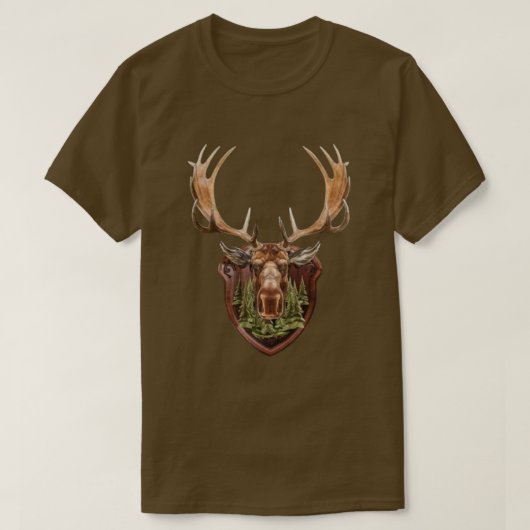 Eland Hoofd Trofee  T-shirt (Design voorkant)