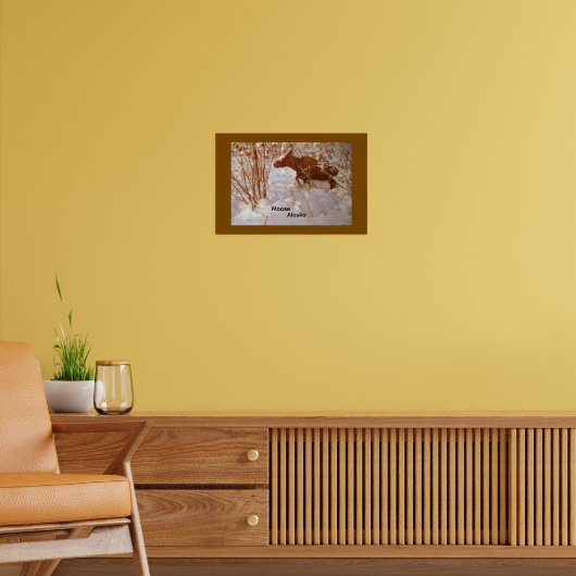 Eland in Alaska Poster (Woonkamer 2)