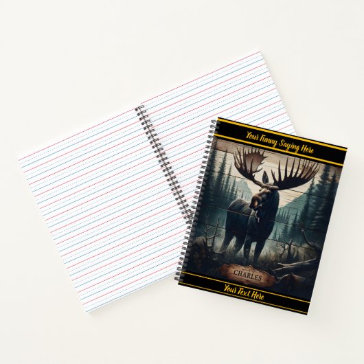 Eland in de schemerwoestenij notitieboek (Binnen)