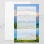 Eland in Wonder Lake Briefpapier (Voorkant / Achterkant)