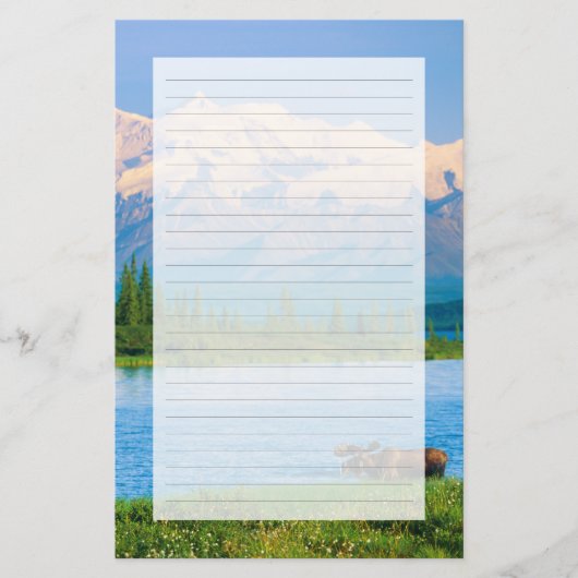 Eland in Wonder Lake Briefpapier (Voorkant)