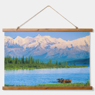 Eland in Wonder Lake Hangend Wandkleed