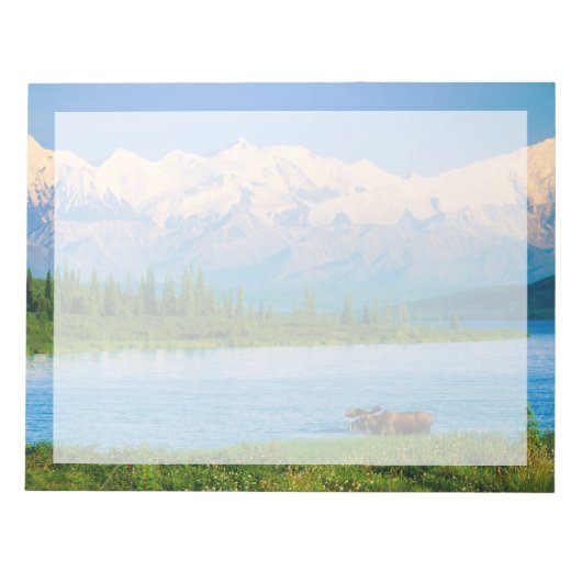 Eland in Wonder Lake Notitieblok (Voorkant)