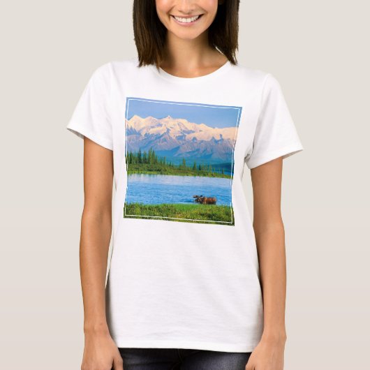 Eland in Wonder Lake T-shirt (Voorkant)