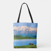 Eland in Wonder Lake Tote Bag (Achterkant)