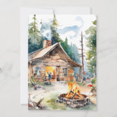 eland | Jacht thema verjaardagsfeestje Kaart (Achterkant)