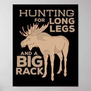 Eland jagen grote rek stier jager jachtseizoen T S Poster
