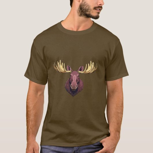 Eland kop t-shirt (Voorkant)