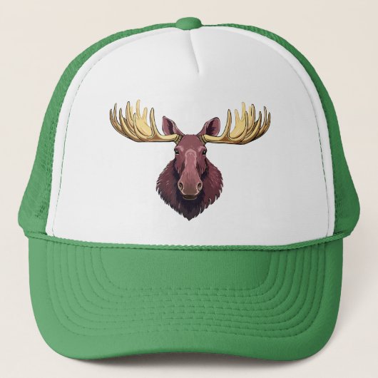 Eland kop trucker pet (Voorkant)