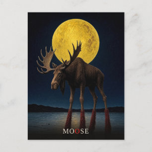Eland Lange Sokken gotische Surrealist Briefkaart