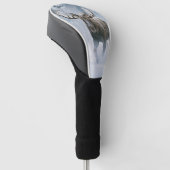 Eland loopt door boreale sneeuw golfheadcover (Schuin)