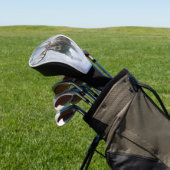 Eland loopt door boreale sneeuw golfheadcover (Insitu)