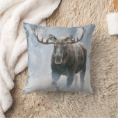 Eland loopt door boreale sneeuw kussen (Deken)