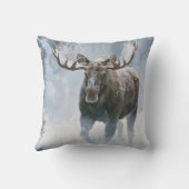 Eland loopt door boreale sneeuw kussen (Achterkant)