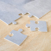 Eland loopt door boreale sneeuw legpuzzel (Zijkant)