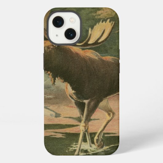 Eland Lopend in Water iPhone Hoesje (Achterkant)