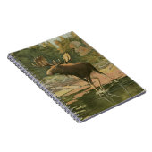 Eland Lopend in Water Notitieboek (Rechterzijde)