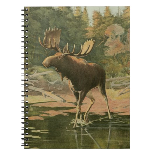Eland Lopend in Water Notitieboek (Voorkant)