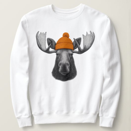 Eland met muts – Berg Natuurploeg Trui (Design voorkant)