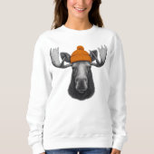 Eland met muts – Berg Natuurploeg Trui (Voorkant)