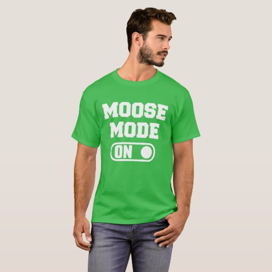 eland-modus ingeschakeld t-shirt (Voorkant volledig)