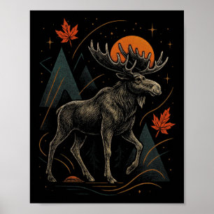 Eland Natuur Wildernis Herfst Avontuur Bos  Poster