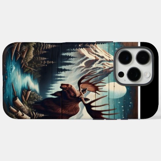 eland onder maanlicht Case-Mate iPhone case (Achterkant (horizontaal))