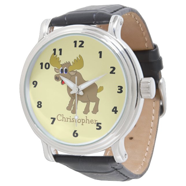 Eland ontwerp horloge (Gekanteld)