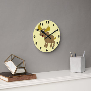 Eland ontwerp ronde klok