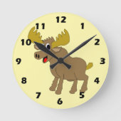 Eland ontwerp ronde klok (Voorkant)