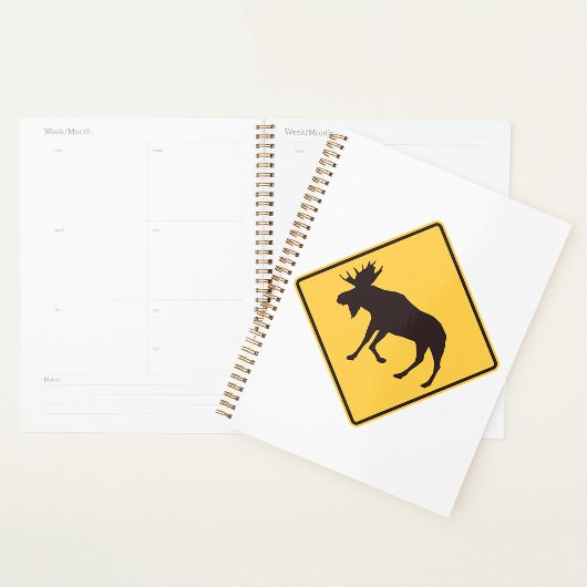 Eland Overstekend Wegbord Natuurveiligheid Planner