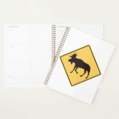 Eland Overstekend Wegbord Natuurveiligheid Planner (Display)