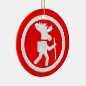 Eland Pad Marker Keramisch Ornament (Rechts)