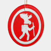 Eland Pad Marker Keramisch Ornament (Links)