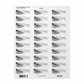 Eland retouradreslabels | Winterbos Etiket (Full Sheet)