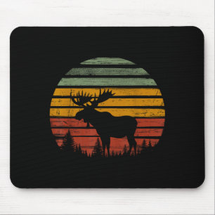 Eland Retro Vintage 80s Grappige Eland Liefhebber Muismat