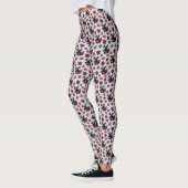 Eland Rode Esdoornbladeren Leggings (Links)
