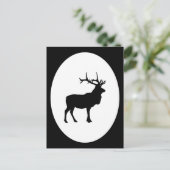 Eland Silhouet Briefkaart (Staand voorkant)