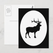 Eland Silhouet Briefkaart (Voorkant / Achterkant)