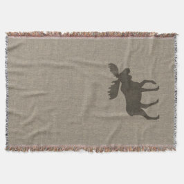 Eland Silhouet Wilde Dieren Landelijke Wilde Diere Deken