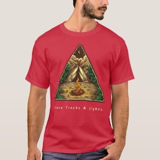 Eland sporen licht kamperen vintage t-shirt