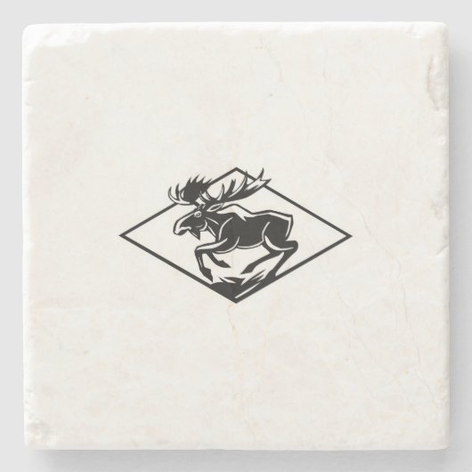 Eland stenen onderzetter (Voorkant)