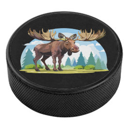 Eland stier hockey puck