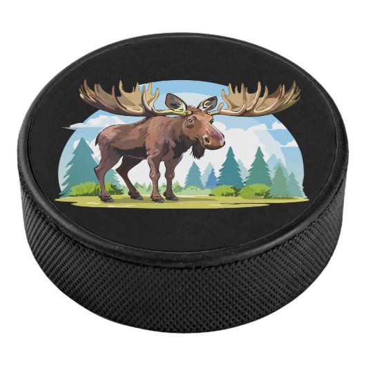 Eland stier hockey puck (3/4)